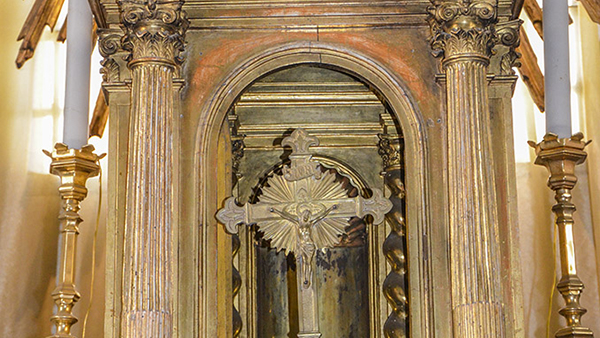 Tempietto di San Giacomo Maggiore - Dettaglio dell'Altare