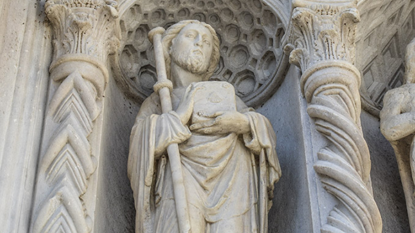 Tempietto di San Giacomo Maggiore - Dettaglio Statua