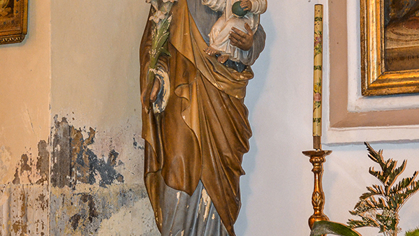 Statua di San Giuseppe Chiesa di San Salvatore