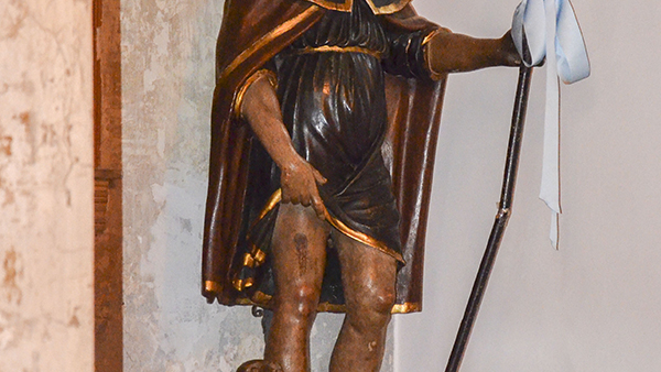 Statua di San Rocco Chiesa di San Salvatore