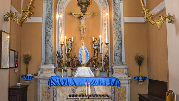 Altare Beata Vergine Chiesa Sant'Antonio Abate