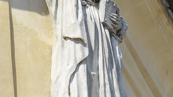 Tempietto di San Giacomo Maggiore - Dettaglio della Statua